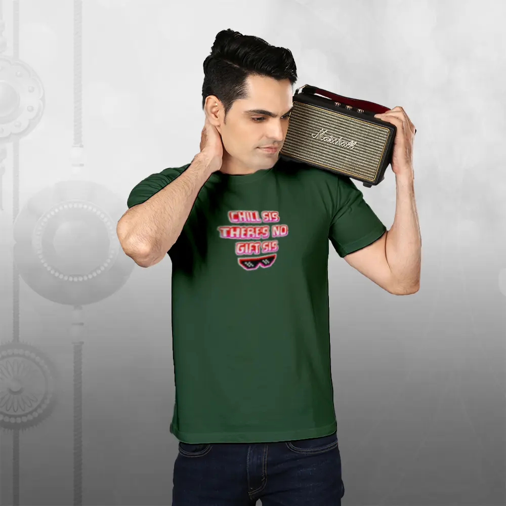 Just Chill Men's Wear Raksha Bandhan T-Shirt - Image 2