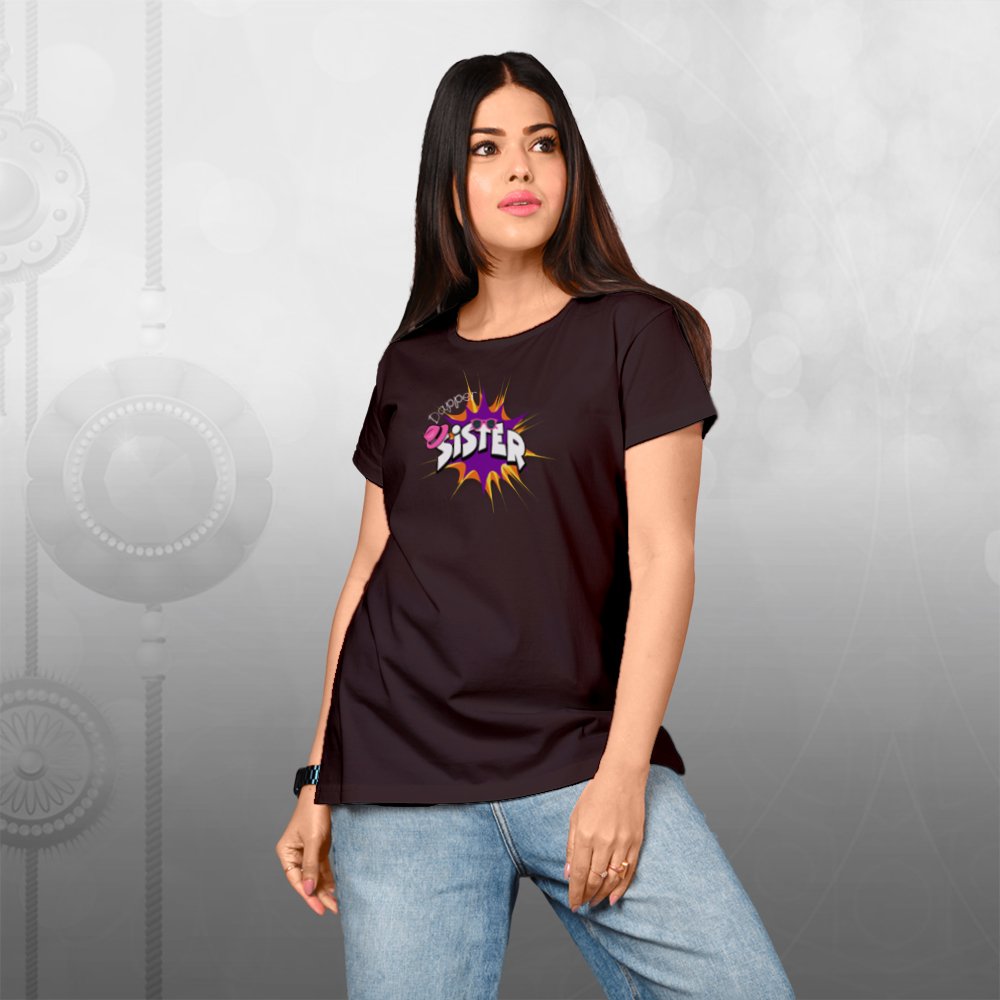 Dapper Sis Womens Wear Raksha Bandhan T-shirt - Katch Klothing