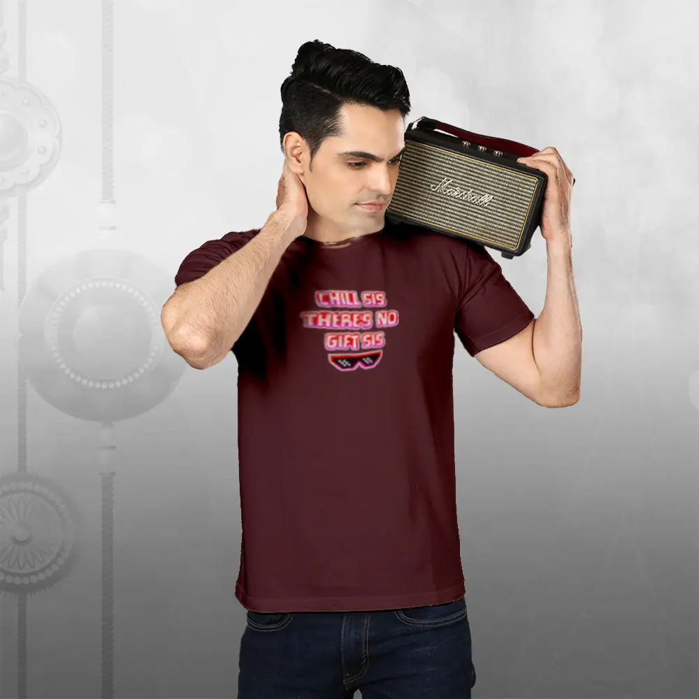 Just Chill Men's Wear Raksha Bandhan T-Shirt - Image 6