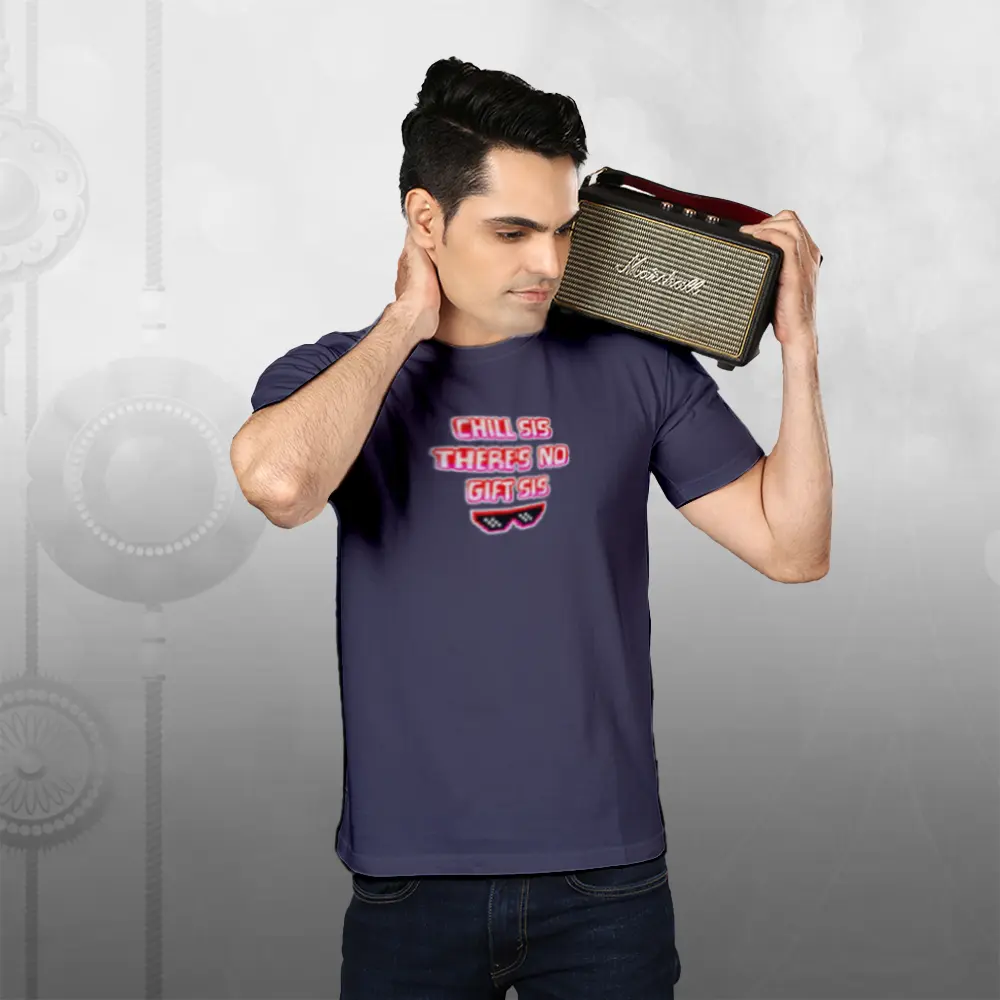 Just Chill Men's Wear Raksha Bandhan T-Shirt - Image 7