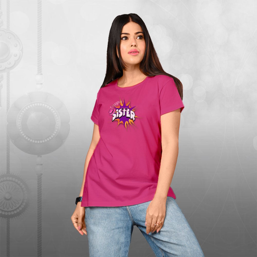 Dapper Sis Womens Wear Raksha Bandhan T-shirt - Katch Klothing