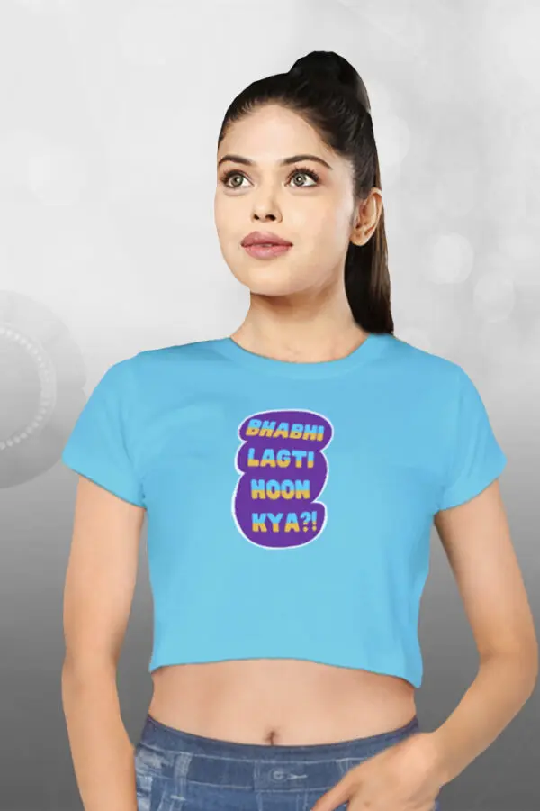 Bhabhi?? Womens Wear Raksha Bandhan Crop Top