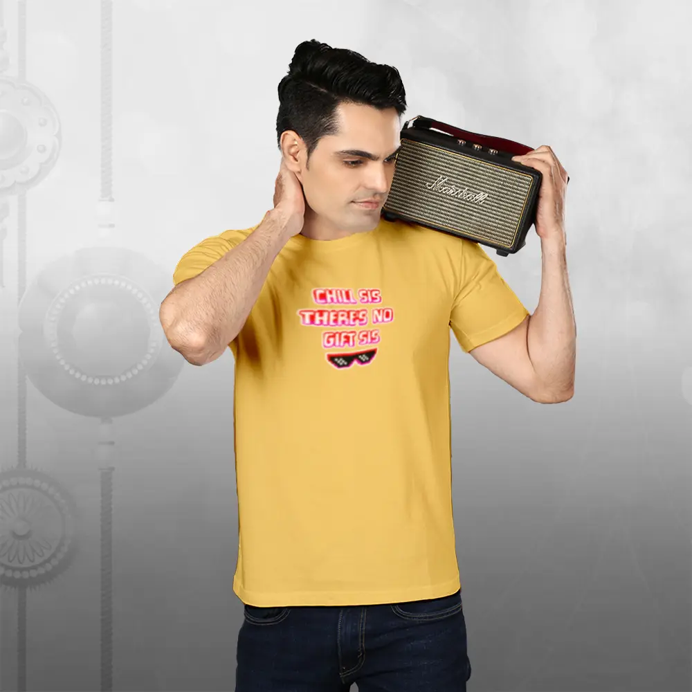 Just Chill Men's Wear Raksha Bandhan T-Shirt - Image 9