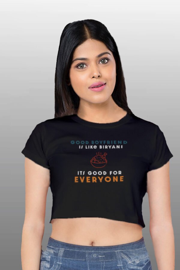 Good Boyfriend Crop top for Women