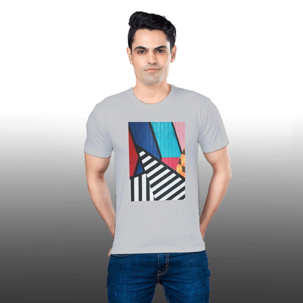 Box Print T-shirts For Men