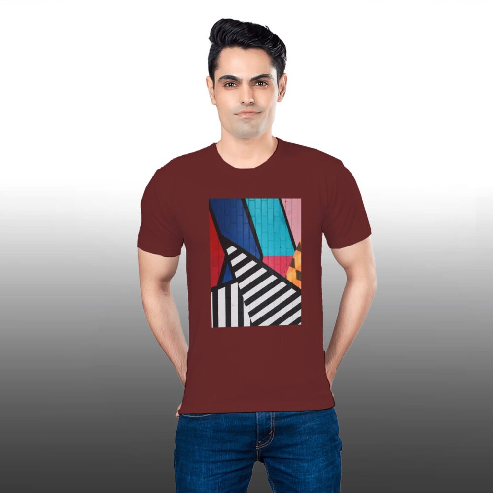 Box Print T-shirts For Men - Image 4