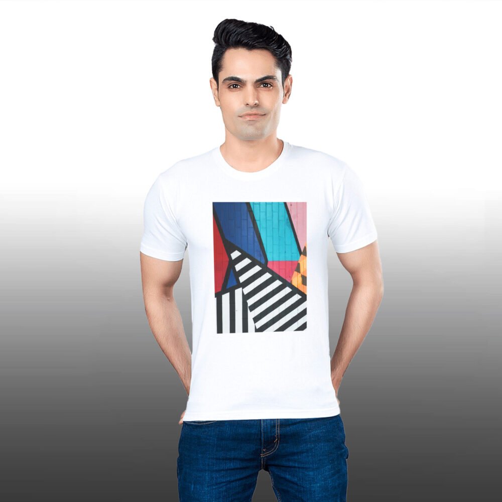 Box Print T-shirts For Men - Image 6