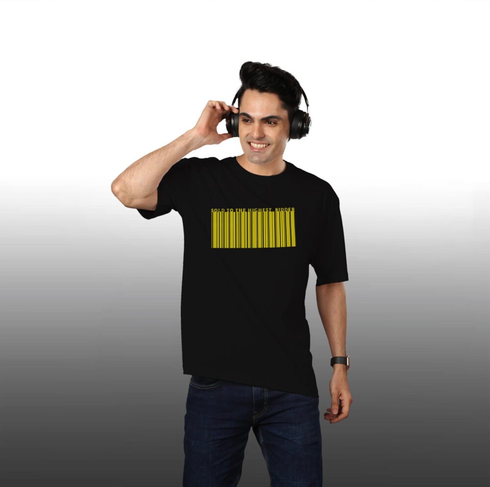 Sold To The Highest Bidder Oversized T-shirt