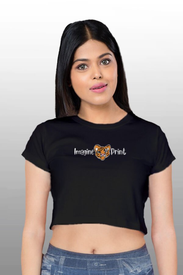 Imagine Tiger Print  Glow in Dark Crop Top