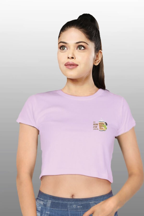 Yeh Mann Crop Top For Women