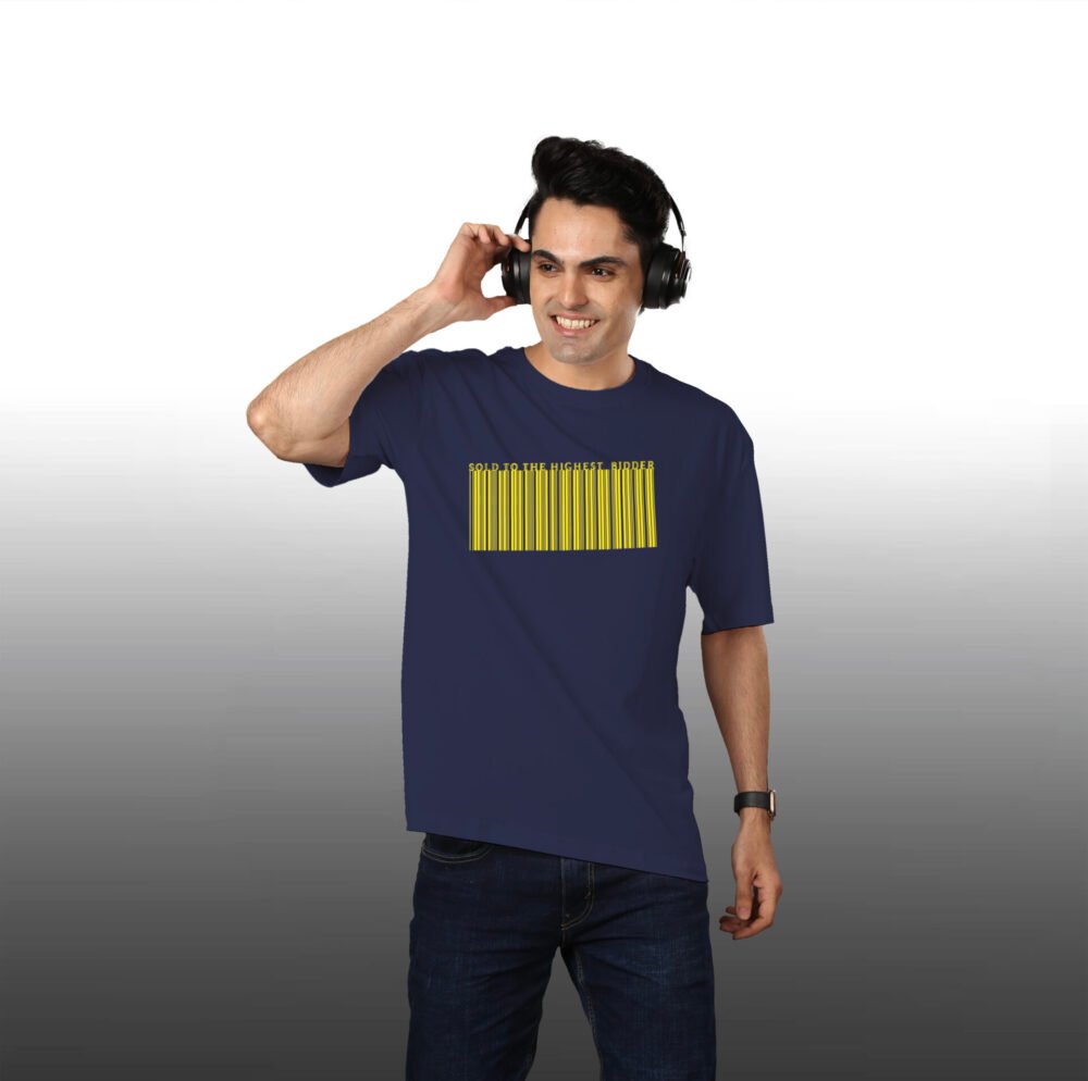 Sold To The Highest Bidder Oversized T-shirt - Image 2