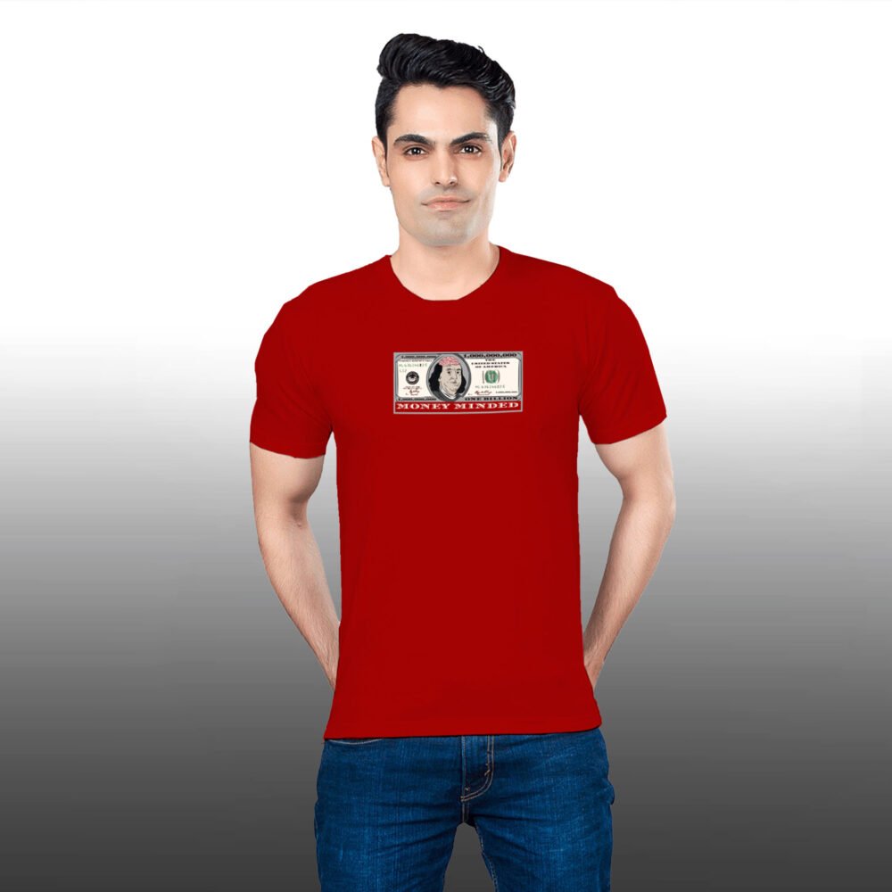 Money Minded Half Sleeve T-shirt - Image 6