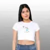 Aim Higher Basket Ball Crop Top T-shirt For women - Image 4