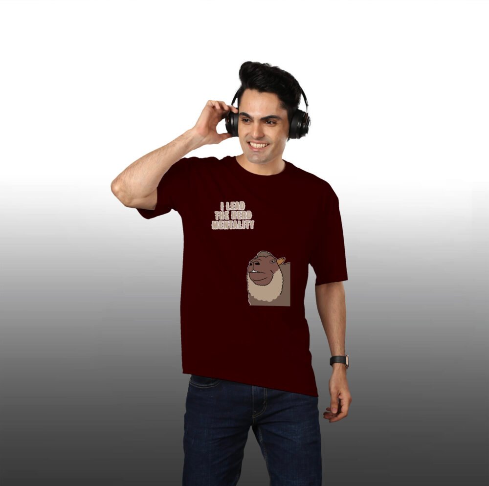 The Hard Mentality Oversized T-shirt Men