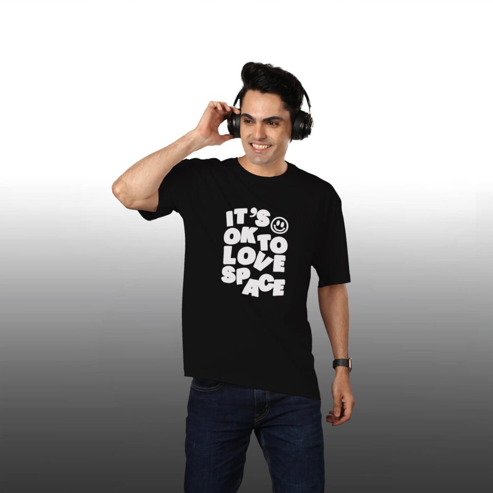 Love Space Oversized T-shirt For Men - Image 2