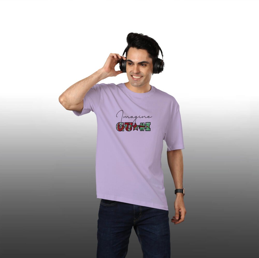 Imagine Gu**I Oversized T-shirt for Men - Image 3