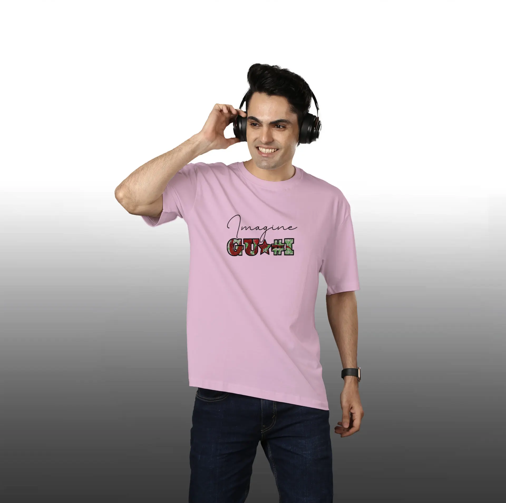 Imagine Gu**I Oversized T-shirt for Men - Image 4