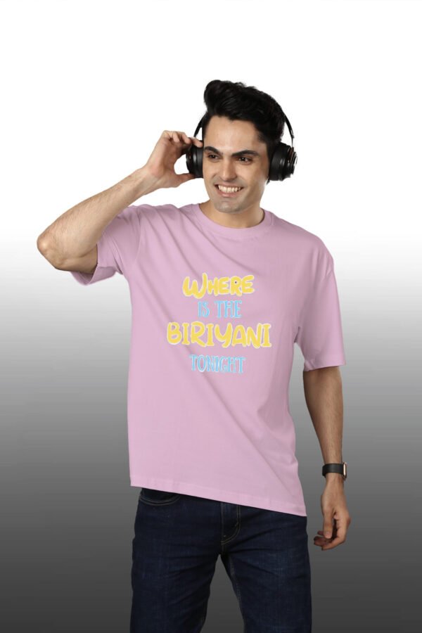 Biryani Night Oversized T-shirt For Men