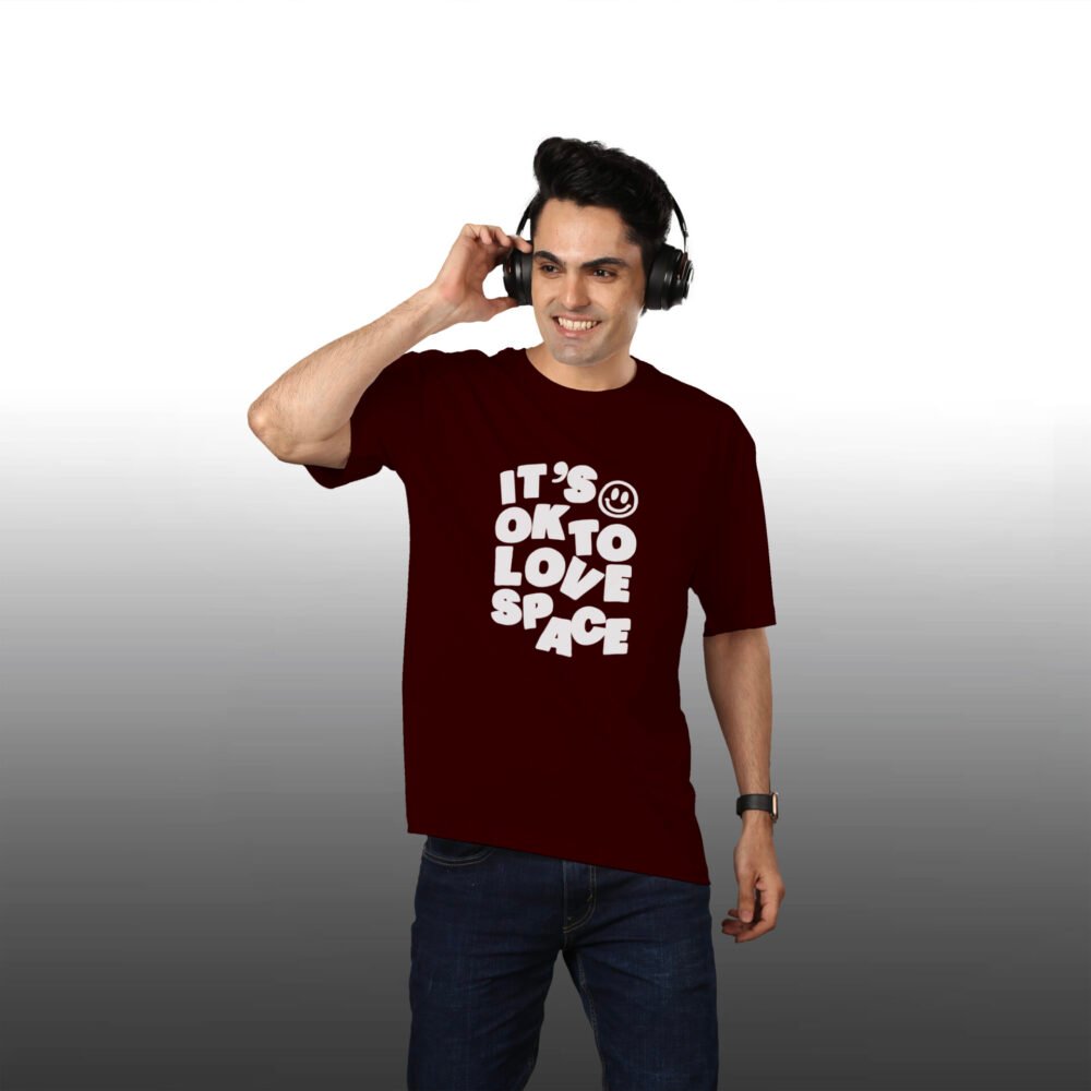 Love Space Oversized T-shirt For Men
