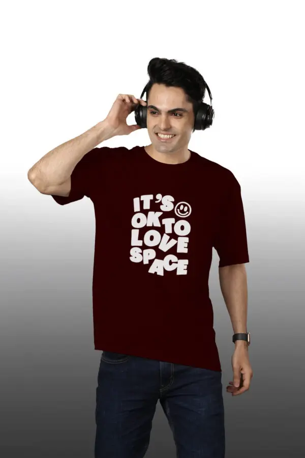 Love Space Oversized T-shirt For Men