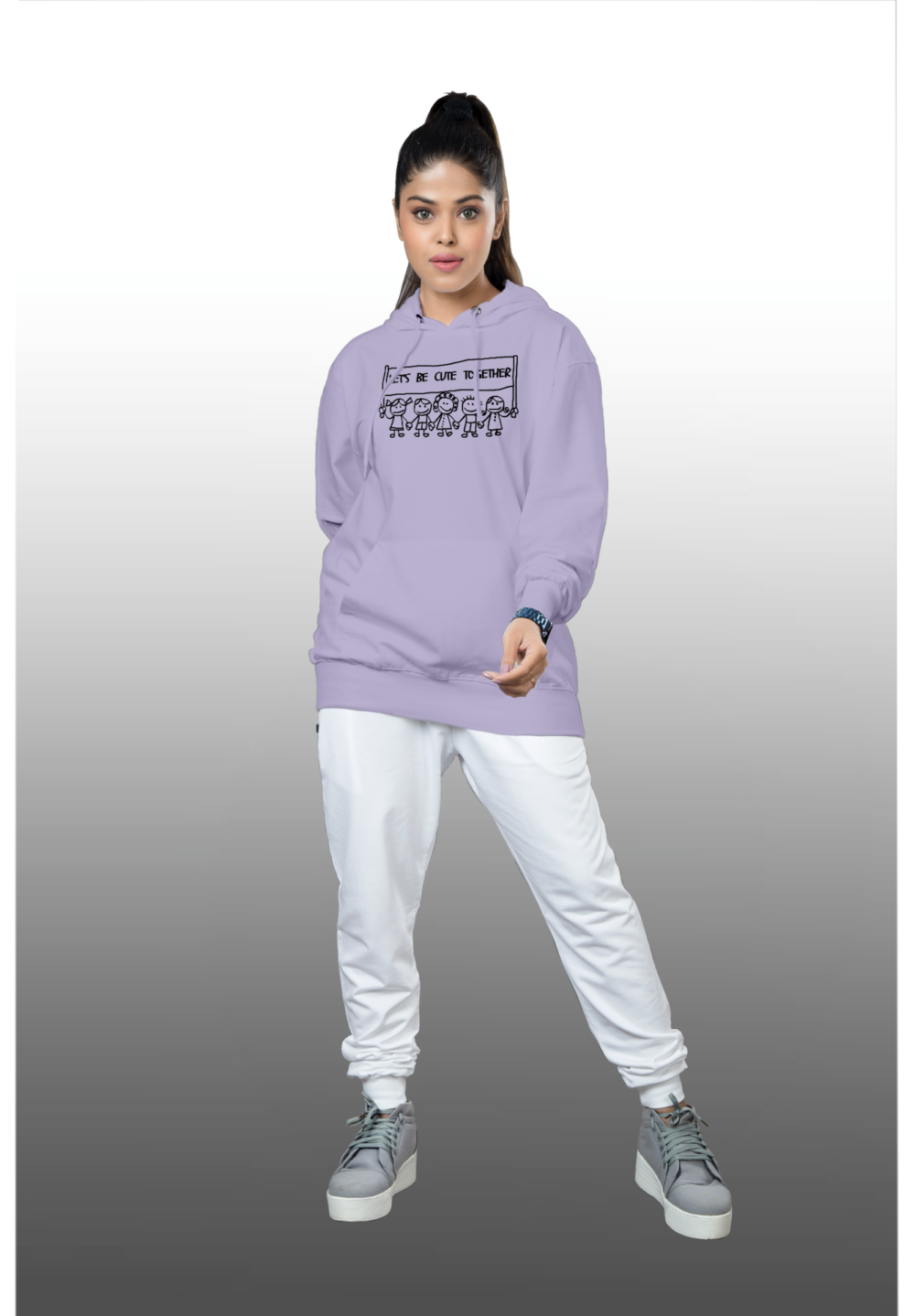 Cute Together Hoodie for Women