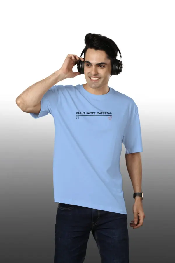 Right Swipe T-Shirt For Men