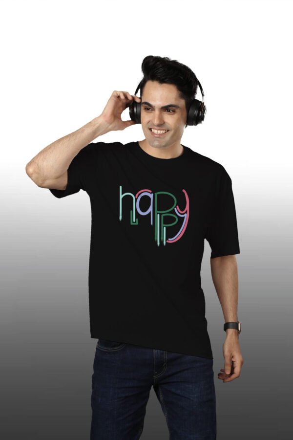 Happy Oversized T-Shirt For Men