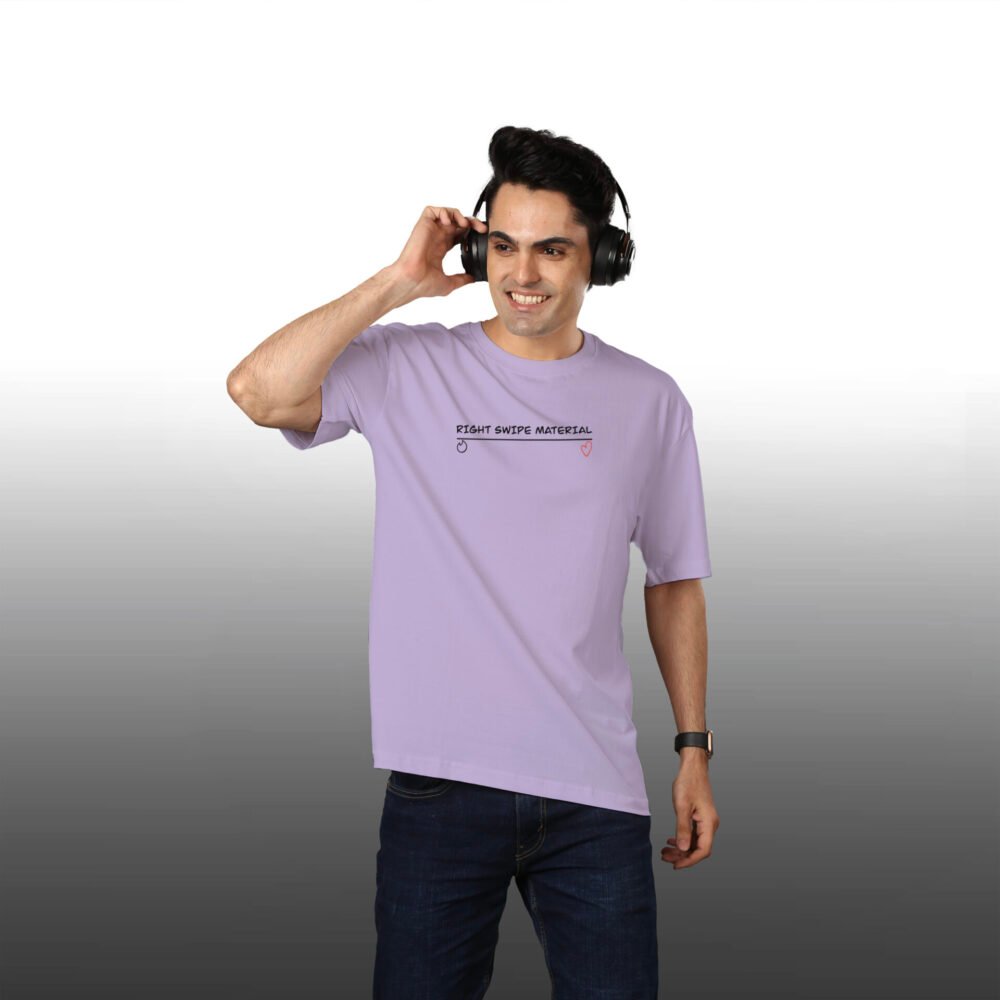 Right Swipe T-Shirt For Men - Image 5