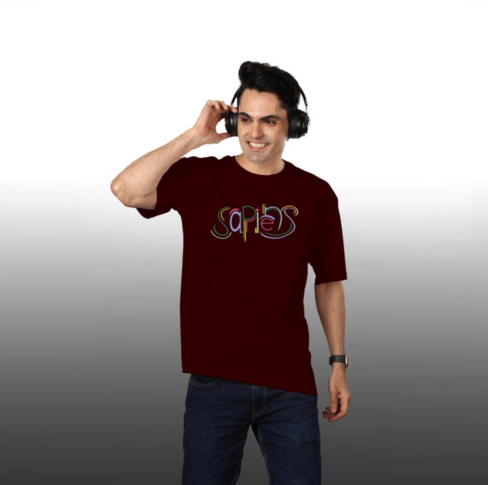 Sapiens Oversized T-Shirt For Men - Image 4