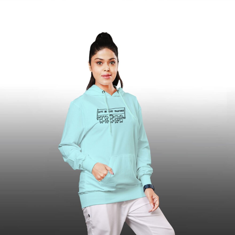 Cute Together Hoodie for Women - Image 3
