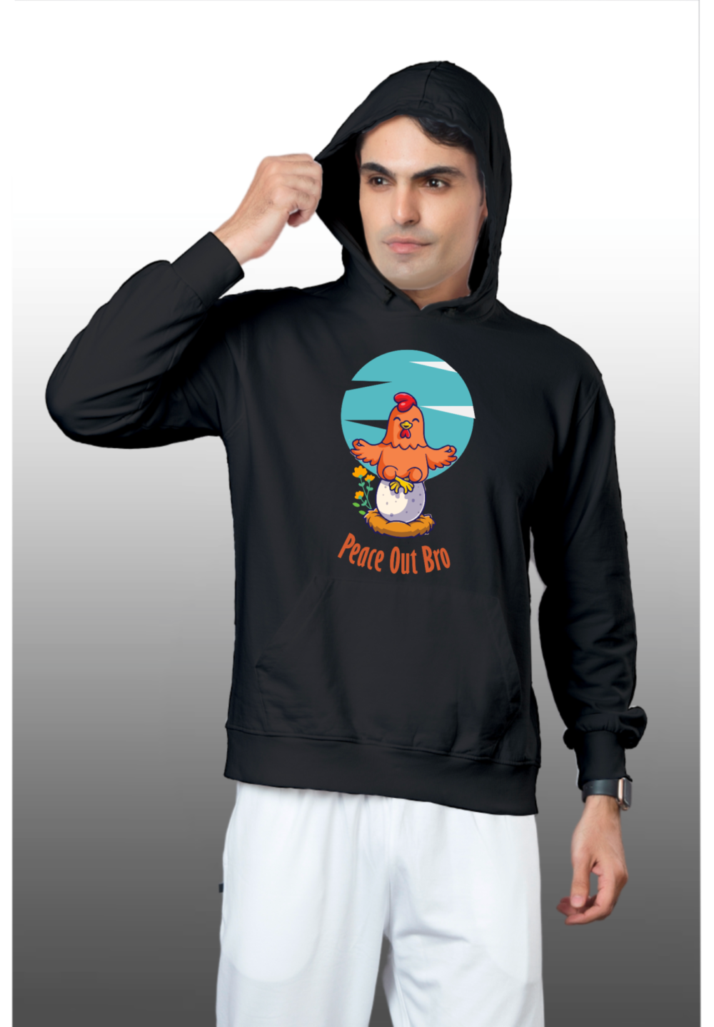 Bro Peace ! Hoodie For Men