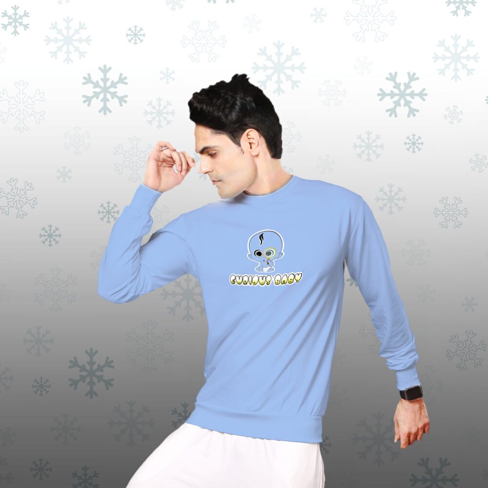 Be Curious Sweatshirt For Men - Image 2