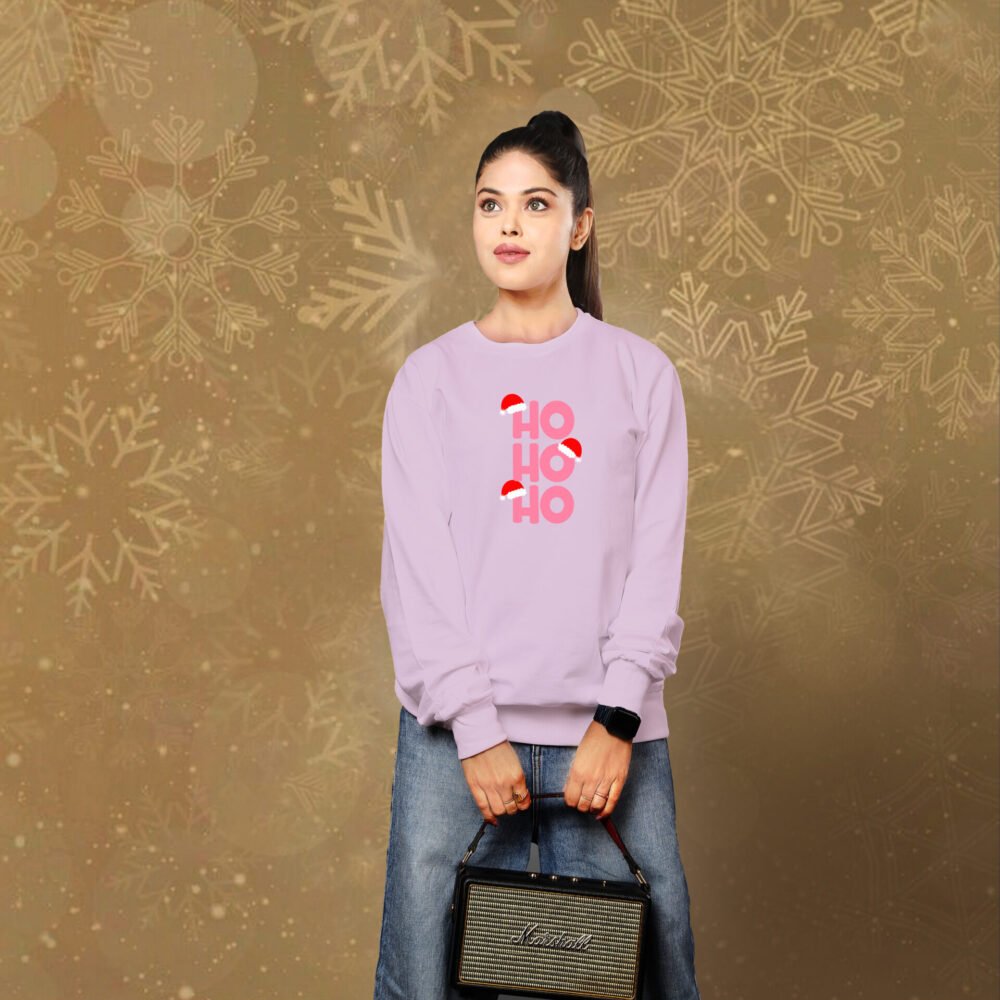 HO HO HO Sweatshirt For Women - Image 4