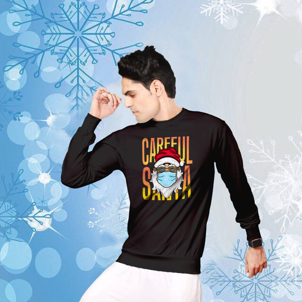 CareFull Santa Sweatshirt For Men - Image 4
