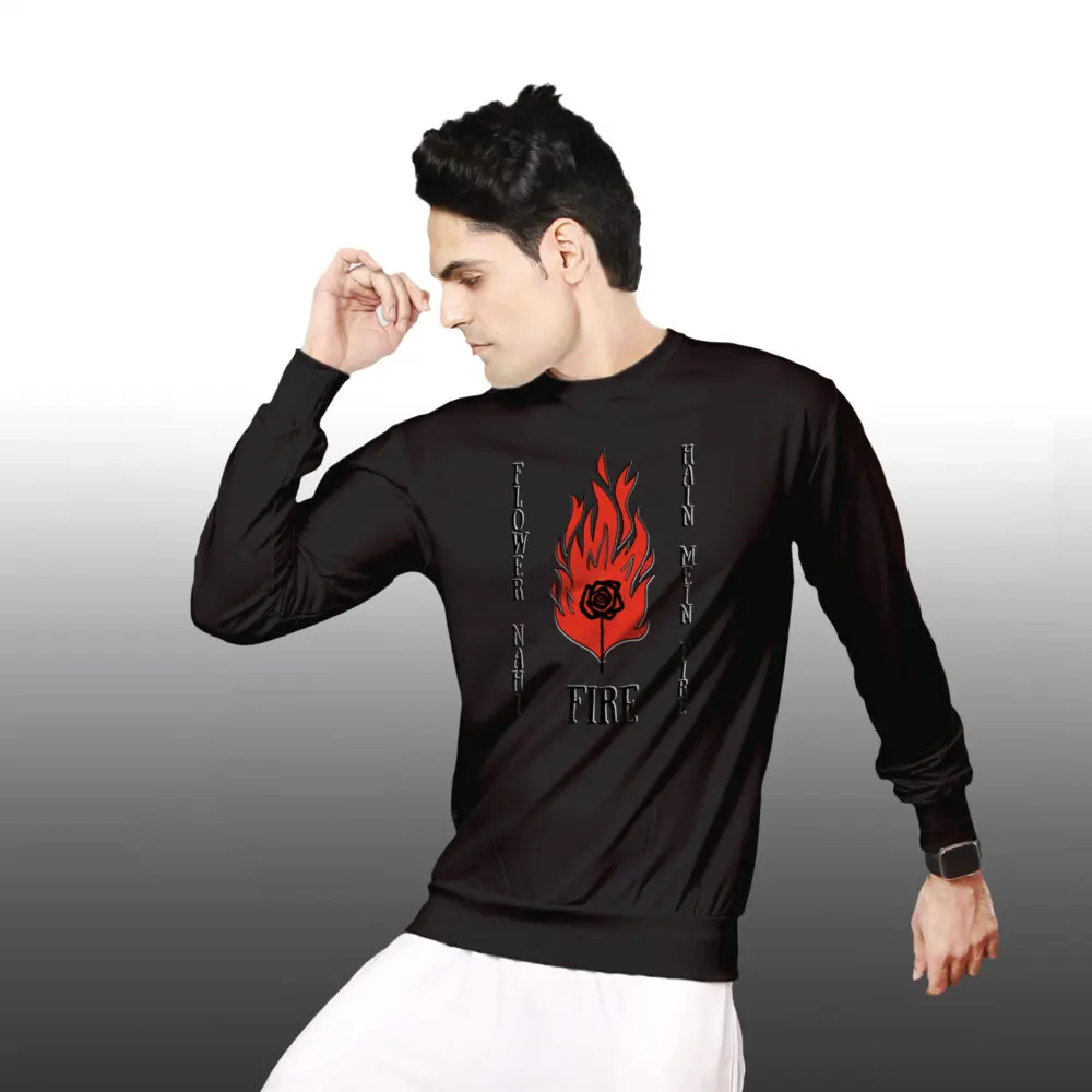 Fire Sweatshirt for Men - Image 3
