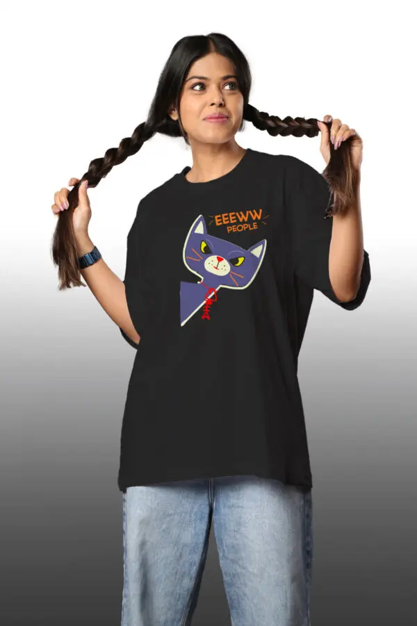 Ewwuu People Oversized T-shirt For Women