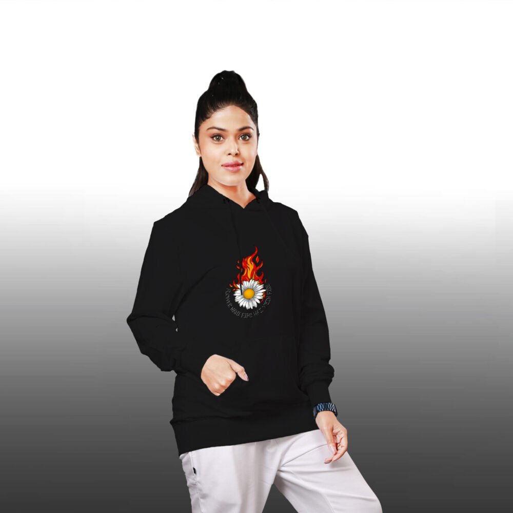 Fire Hoodie For Women - Image 5