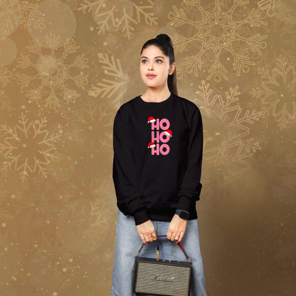 HO HO HO Sweatshirt For Women - Image 3