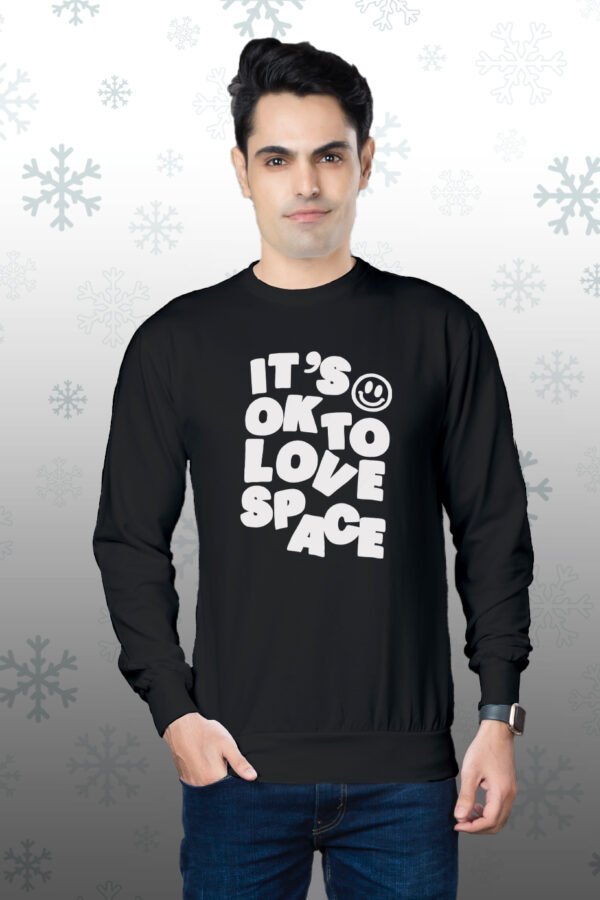 Love Space Sweatshirt For Men
