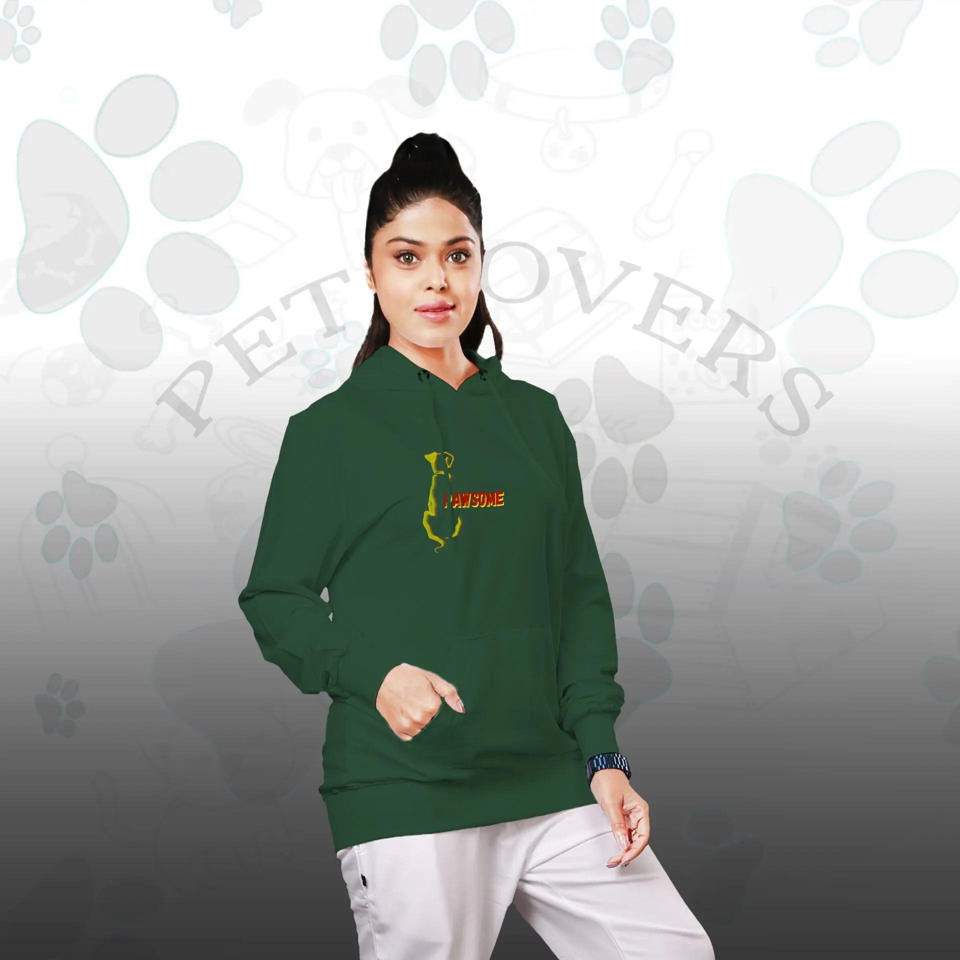 Pawsome Hoodie For Women - Image 2