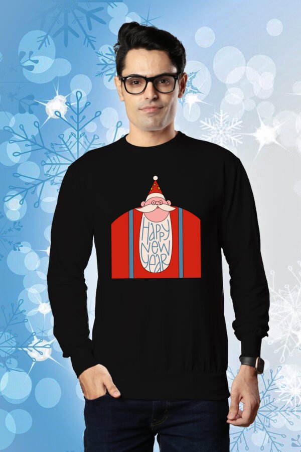 HNY SANTA Sweatshirt For Men