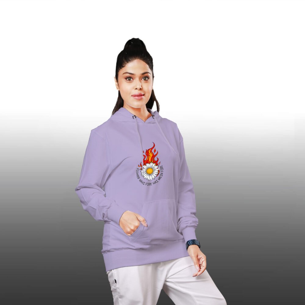 Fire Hoodie For Women - Image 4