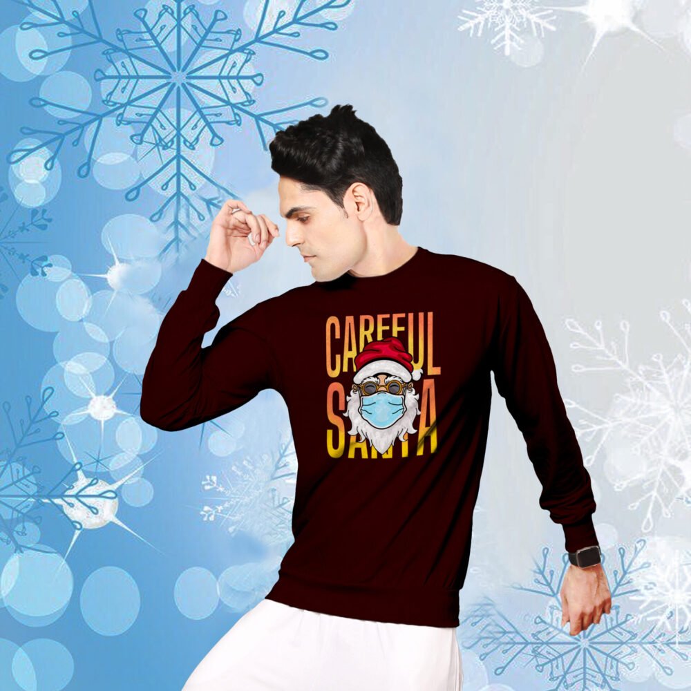 CareFull Santa Sweatshirt For Men