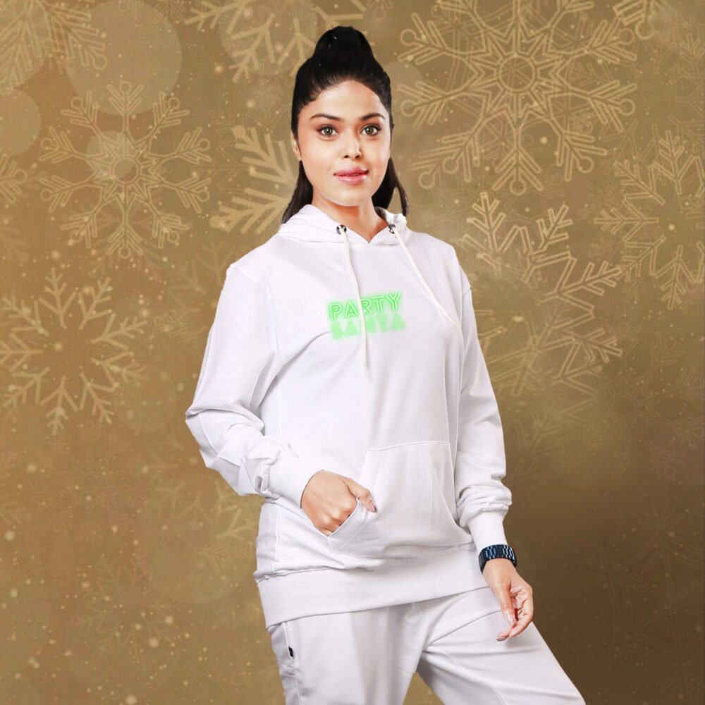 Party Santa Hoodie For Women - Image 2