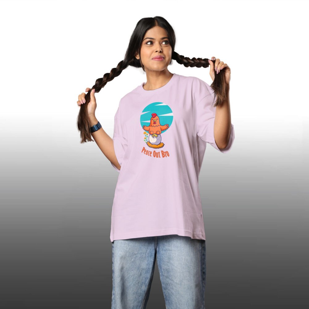 Peace Out Please Oversize T-shirt for Women