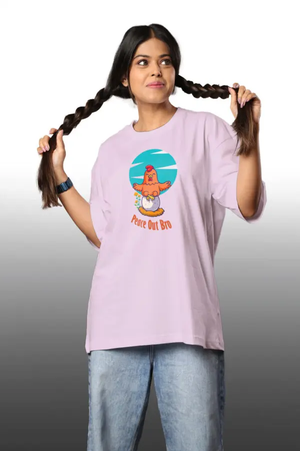 Peace Out Please Oversize T-shirt for Women
