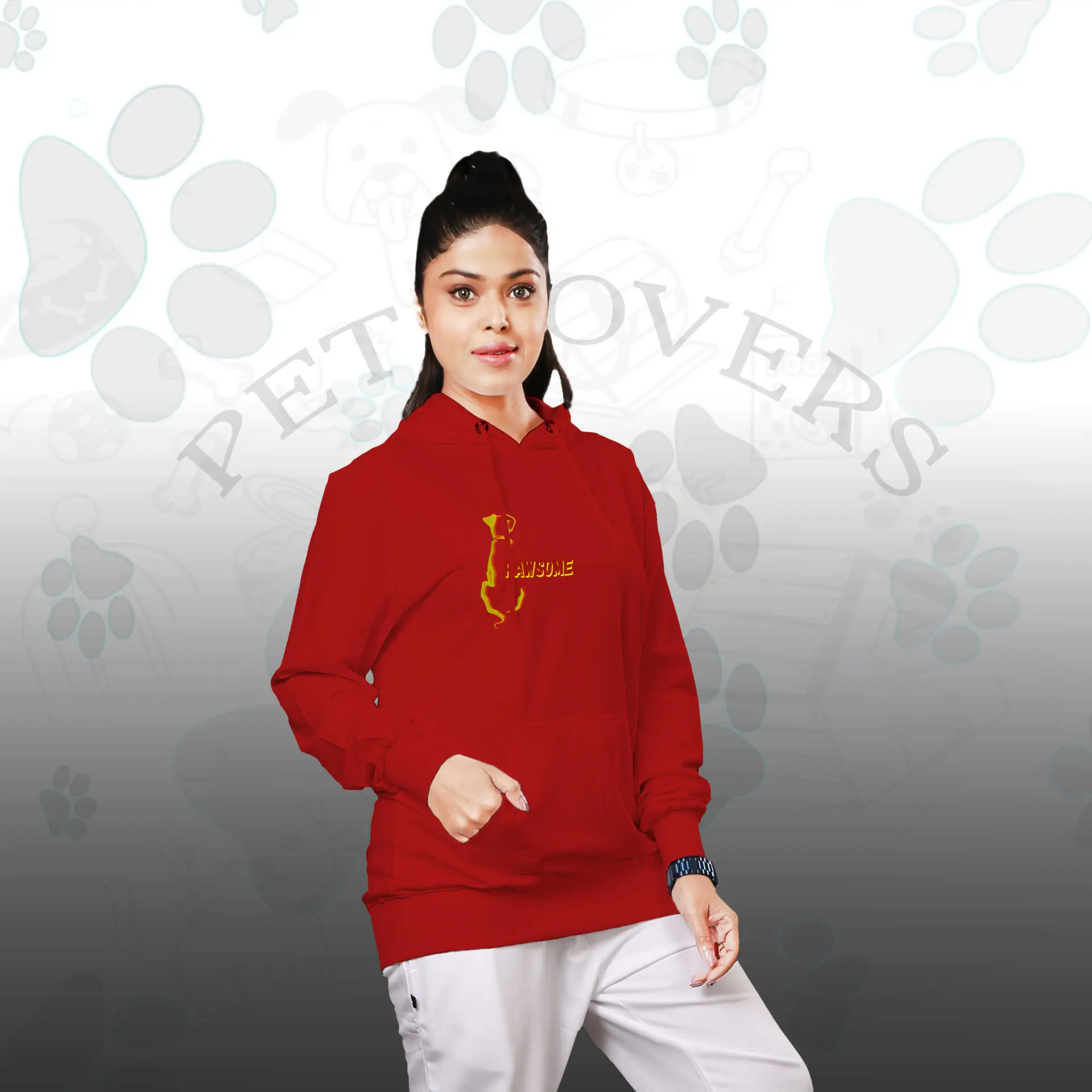 Pawsome Hoodie For Women - Image 3