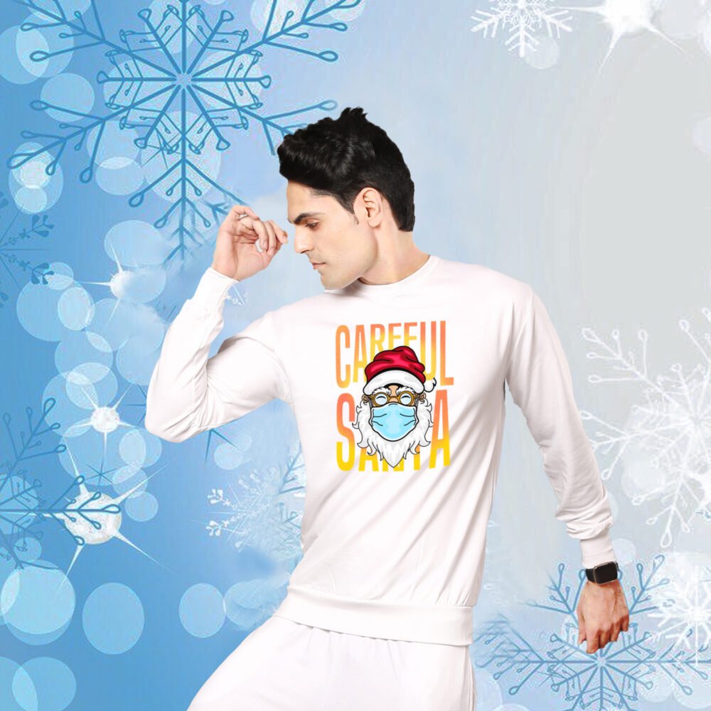 CareFull Santa Sweatshirt For Men - Image 2