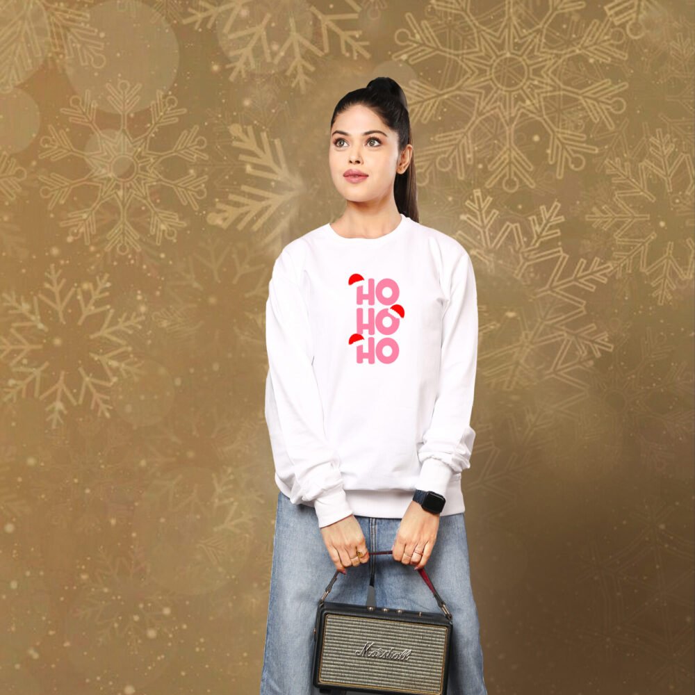 HO HO HO Sweatshirt For Women - Image 2