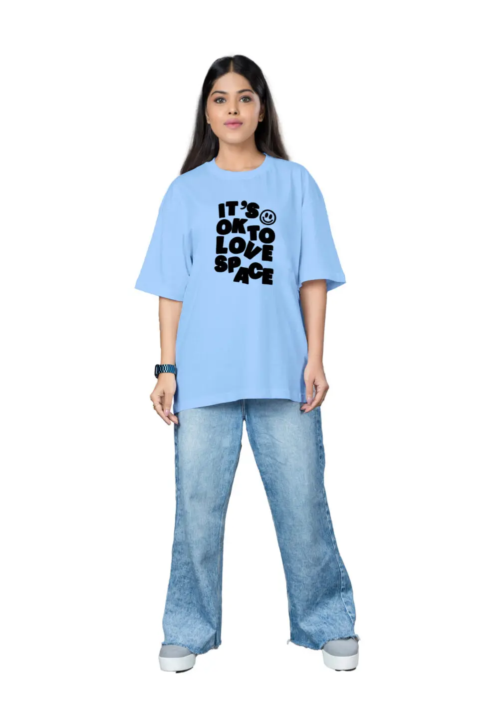 Love Space Oversize T-shirt For Women - Image 2
